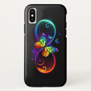 Capa Para iPhone Da Case-Mate Infinidade vibrante com borboleta arco-íris em pr