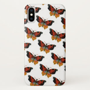 Capa Para iPhone X Insetos ou Bugs Antigos, Linda Borboleta