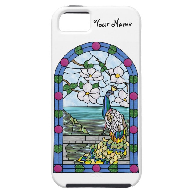 Capa Para iPhone, Case-Mate iPhone 5 do pavão de Tiffany (Traseira)