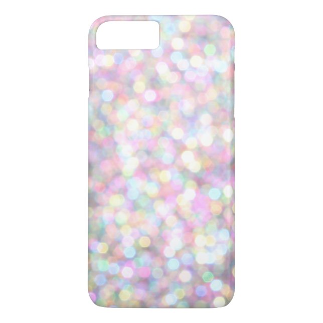 Capa Para iPhone, Case-Mate iPhone 7 Plus Rosa Sparkles (Verso)