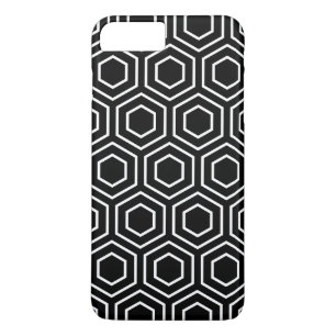Capa Para iPhone Da Case-Mate iPhone geométrico preto e branco 7 Ca positivo do