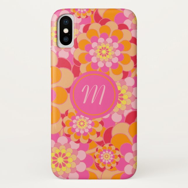 Capa Para iPhone, Case-Mate iPhone/iPad com Monograma Retro (Verso)