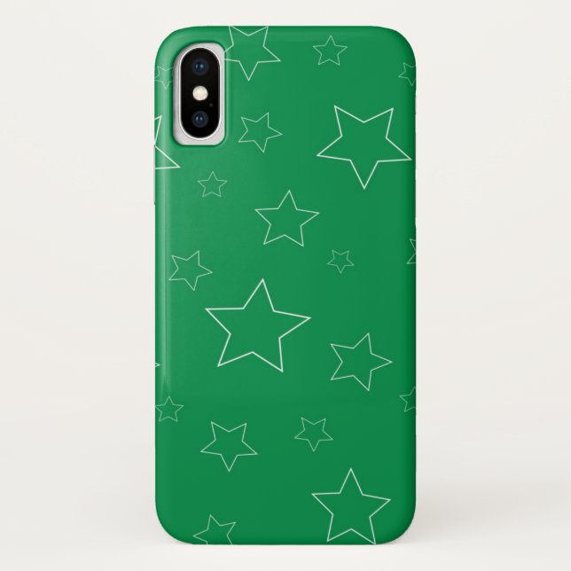 Capa Para iPhone, Case-Mate iPhone / iPad de estrelas verdes (Verso)