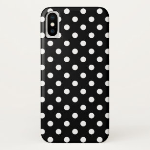 Capa Para iPhone Da Case-Mate iPhone preto e branco X das bolinhas