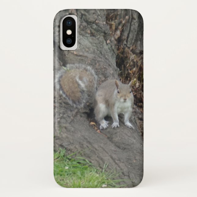 Capa Para iPhone, Case-Mate iPhone X da Apple Squirrel, mal existePhoneCase (Verso)