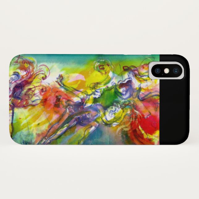 Capa Para iPhone, Case-Mate ITALIANO CARNIVAL / Dança,Música,Teatro (Verso (Horizontal))