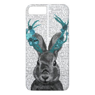 Capa iPhone 8 Plus/7 Plus Jackalope com Turquoise Antlers