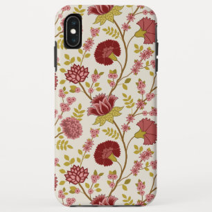 Capa Para iPhone Da Case-Mate Jacobean Floral Big Pattern Reds Pinks Dourado Cre