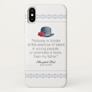 Capa Para iPhone Da Case-Mate Jane Austen - Meu Pai - Chapéu Vintage
