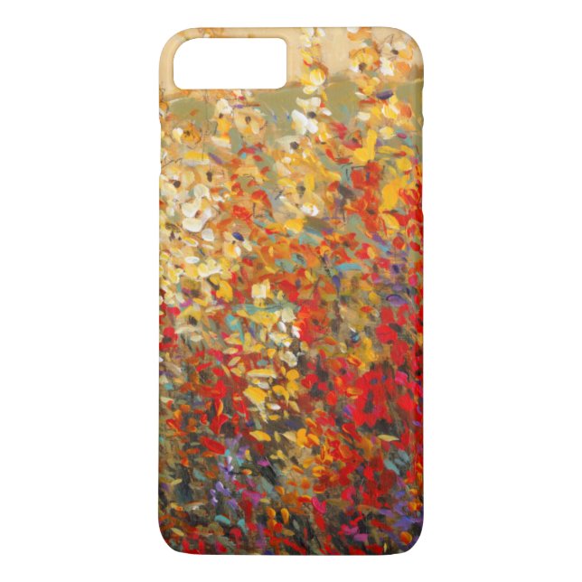 Capa Para iPhone, Case-Mate Jardim Brilhante Mural de Primavera Wildflower (Verso)