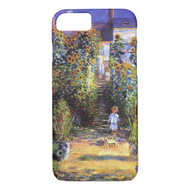 Capa Para iPhone, Case-Mate Jardim Claude Monet Verão Flores de Girassol (Verso)