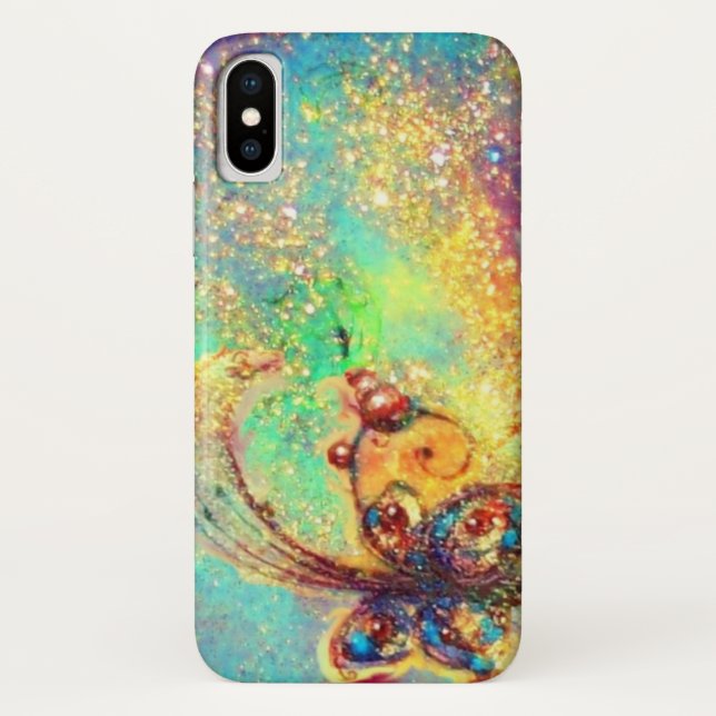 CAPA PARA iPhone, Case-Mate  JARDIM DA PLANTA DE MANTEIGA MÁGICA DE SOMBRA PERD (Verso)