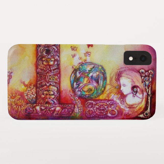 CAPA PARA iPhone, Case-Mate  JARDIM DAS SOMBRAS PERDIDAS / FADA E BORBOLETAS (Verso (Horizontal))