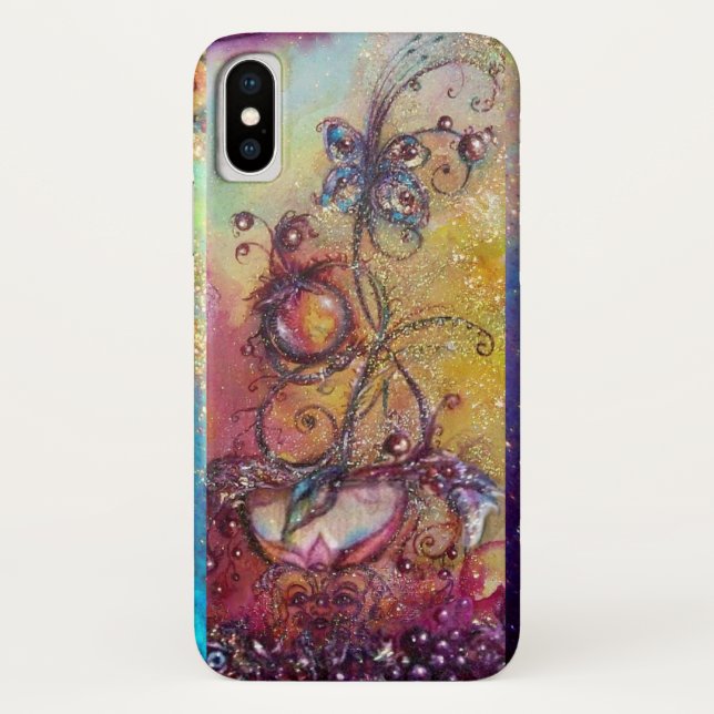 CAPA PARA iPhone, Case-Mate  JARDIM DAS SOMBRAS PERDIDAS -PLANTA DE BORBOLETA M (Verso)