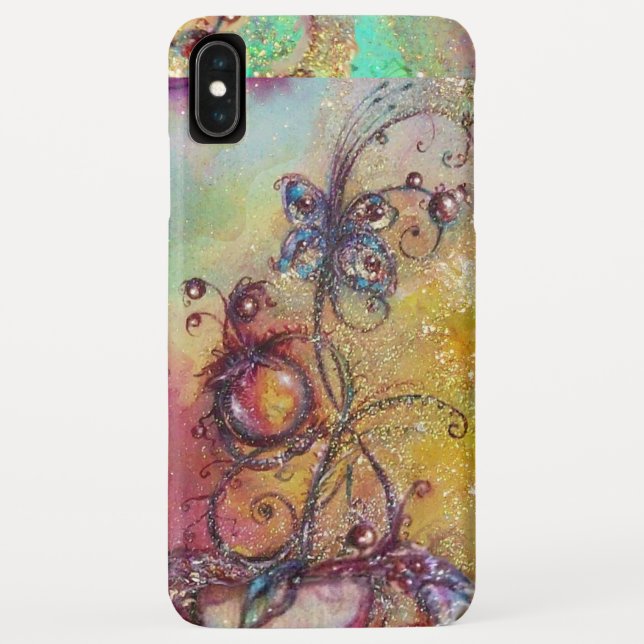 CAPA PARA iPhone, Case-Mate  JARDIM DAS SOMBRAS PERDIDAS -PLANTA DE BORBOLETA M (Verso)
