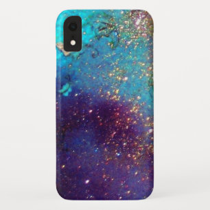 Capa Para iPhone XR JARDIM DAS SOMBRAS PERDIDAS - Turquesa Azul