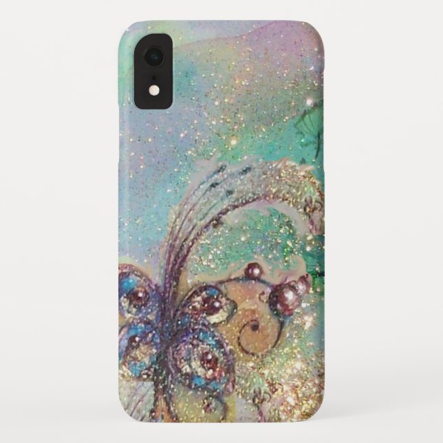 CAPA PARA iPhone, Case-Mate  JARDIM DE SOMBRA PERDIDA - PLANTA DE BORBOLHA MÁGI (Verso)