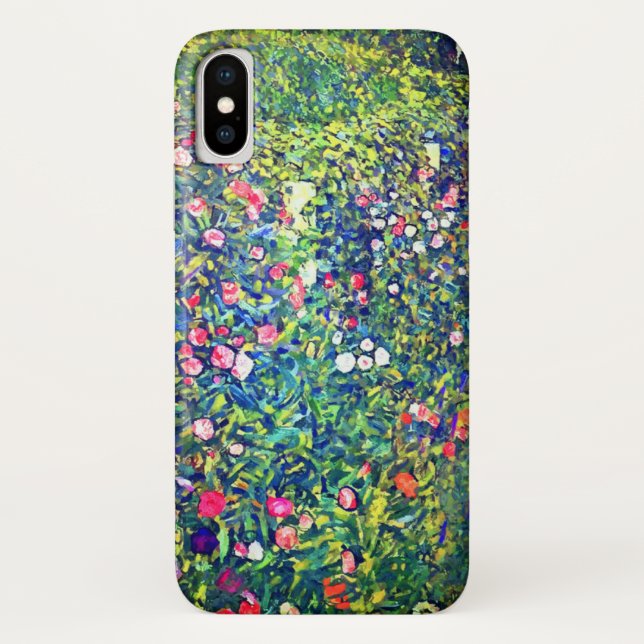 Capa Para iPhone, Case-Mate Jardim Italiano Gustav Klimt (Verso)