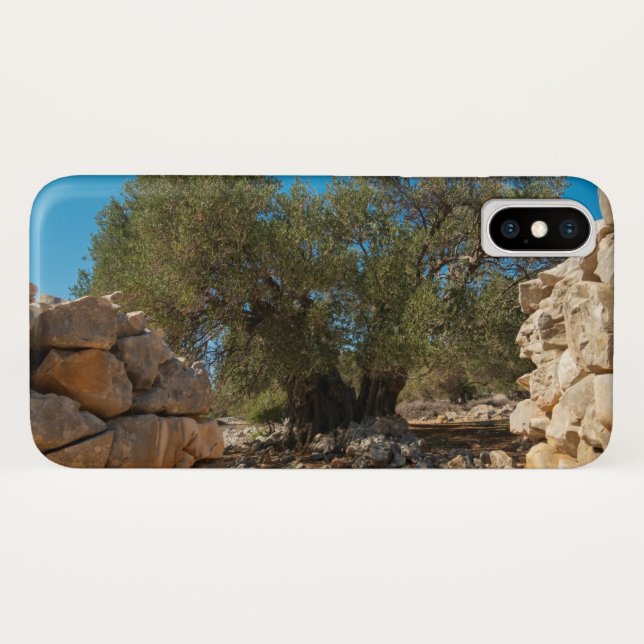 Capa Para iPhone, Case-Mate Jardins Olivais de Lun (Verso (Horizontal))