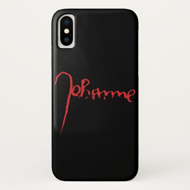 Capa Para iPhone, Case-Mate Jeanne d'Arc Saint Joan Heilige Johanna Signature (Verso)