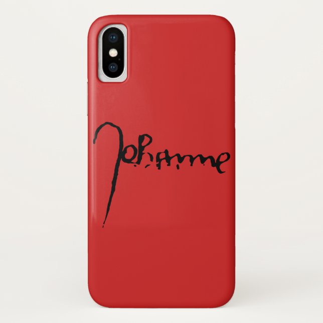Capa Para iPhone, Case-Mate Jeanne d'Arc Saint Joan Heilige Johanna Signature (Verso)