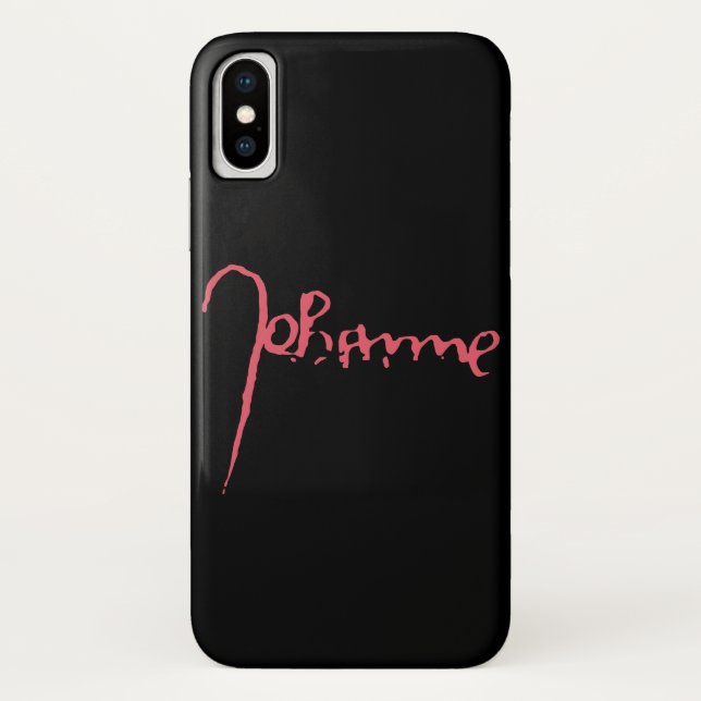 Capa Para iPhone, Case-Mate Jeanne d'Arc Saint Joan Heilige Johanna Signature (Verso)