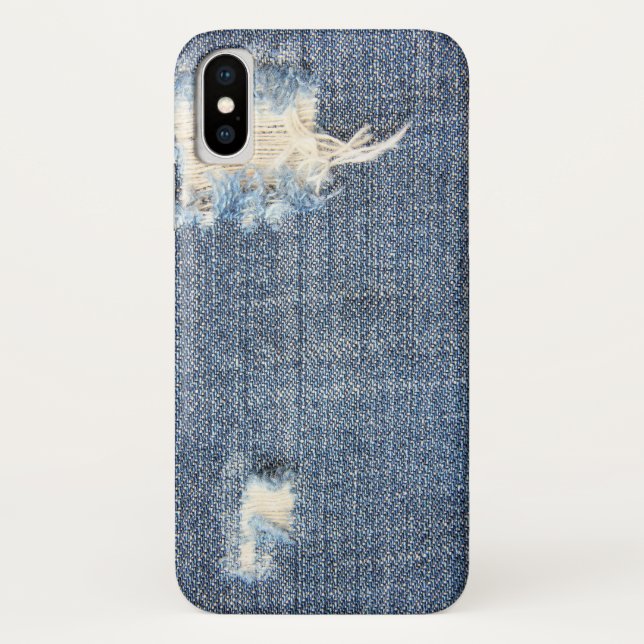 Capa Para iPhone, Case-Mate Jeans riscados (Verso)
