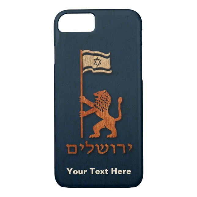 Capa Para iPhone, Case-Mate Jerusalem Day Lion com Bandeira (Verso)
