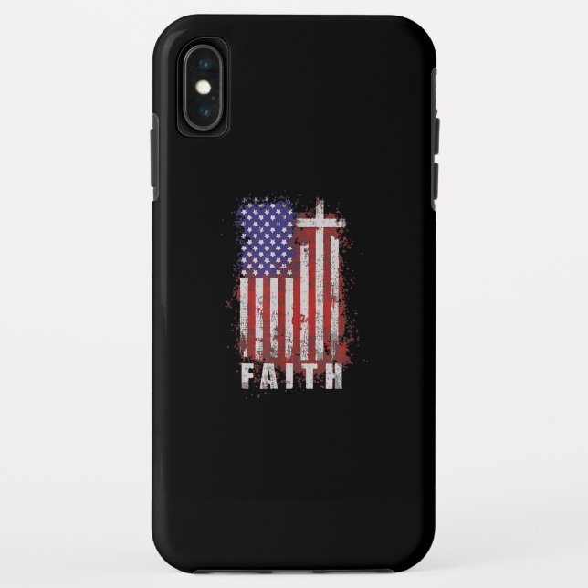 Capa Para iPhone, Case-Mate Jesus ama| Fé cristã patriótica Jesus EUA (Verso)