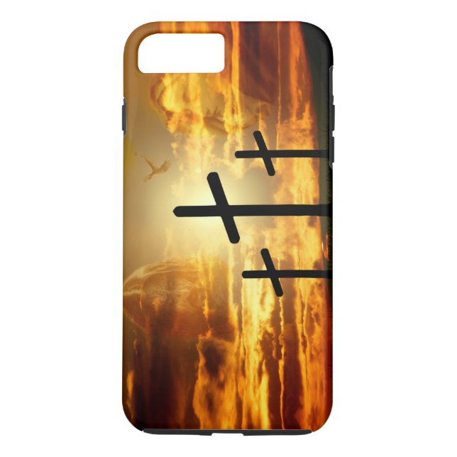 Capa Para iPhone, Case-Mate Jesus Cristo Bênção Virgem Maria Dove Calvery (Verso)