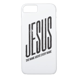Capa iPhone 8/ 7 Jesus: O nome acima de cada conhecido (branco)