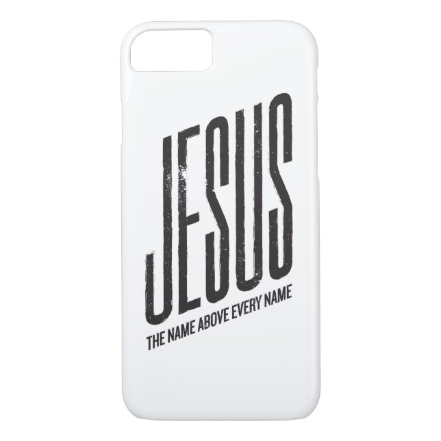 Capa Para iPhone, Case-Mate Jesus: O nome acima de cada conhecido (branco) (Verso)