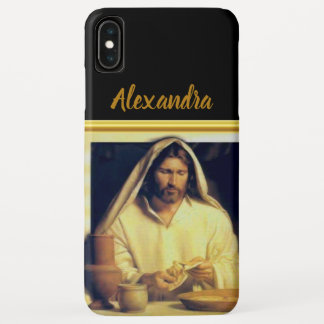 Capa Para iPhone Da Case-Mate Jesus quebrando pão Matthew 14-13 estrias Douradas