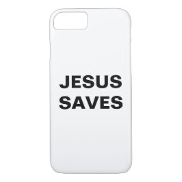 Capa iPhone 8/ 7 "Jesus salva" inspiração