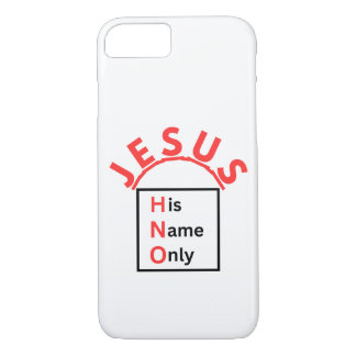 Capa iPhone 8/ 7 Jesus - Seu Nome Apenas (Novo Logotipo)