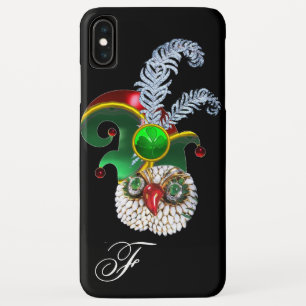 CAPA PARA iPhone XS MAX JEWEL OWL, ELF HAT, SHAMROCK E PENAS DE DIAMANTE
