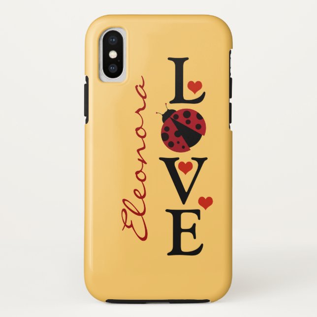 Capa Para iPhone, Case-Mate joelho personalizado do amor (Verso)