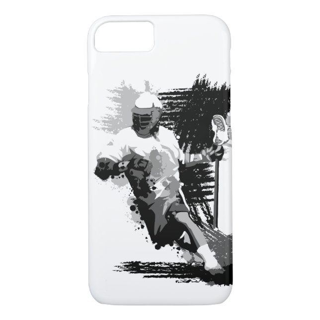 Capa Para iPhone, Case-Mate Jogador do Lacrosse eu telefono ao caso 5 (Verso)