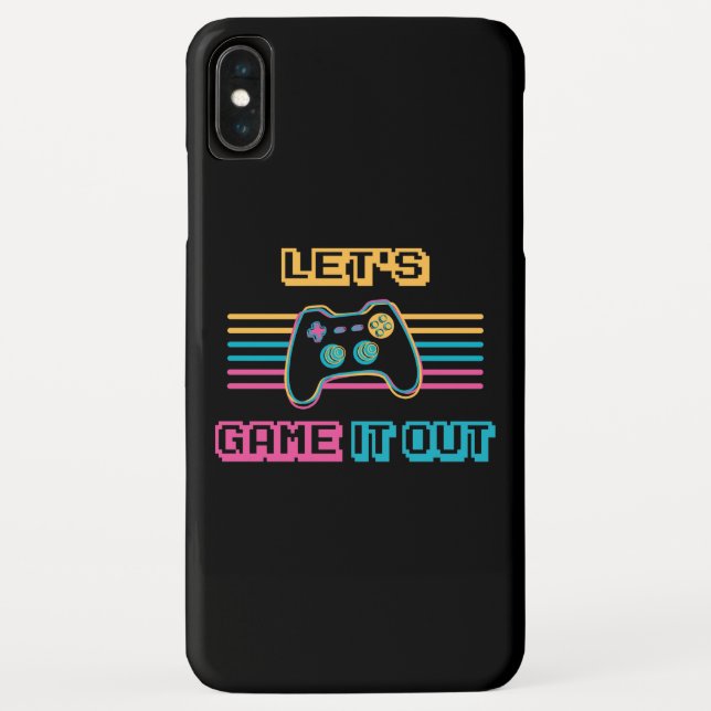 Capa Para iPhone, Case-Mate jogo de vamos - Estilo retrô (Verso)
