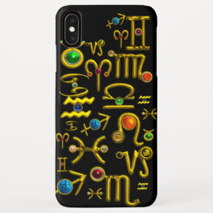 Capa Para iPhone Da Case-Mate JOIAS DE ANIVERSÁRIO ZODIÁTICO Dourado,GEMSTONES,A