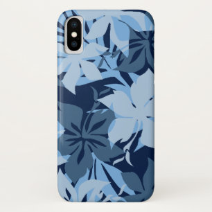 Capa Para iPhone X Kaanapali Camo Hawaiian Hibiscus