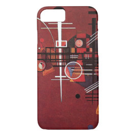 Capa iPhone 8/ 7 Kandinsky - Vermelho Nulo, abstrato