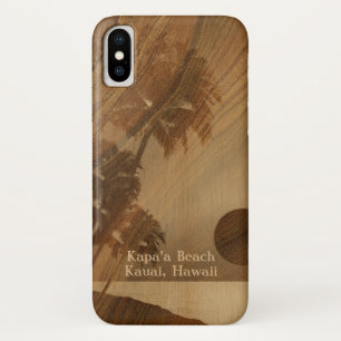 Capa Para iPhone Da Case-Mate Kapaa Sunset Havaiano Faux Koa Wood