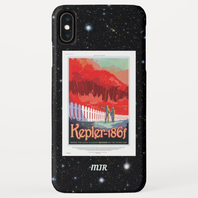 Capa Para iPhone, Case-Mate Kepler 186f Onde a Grama está em férias vermelhas (Verso)