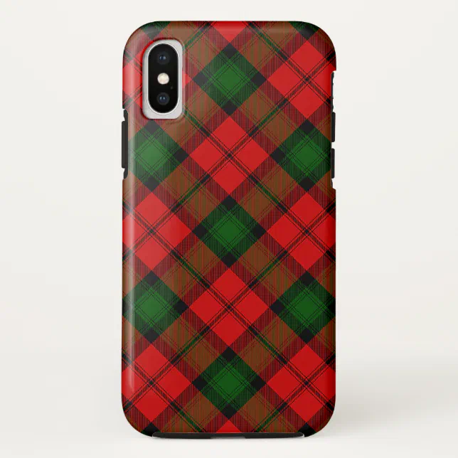 Capa para celular - Xadrez Vermelho