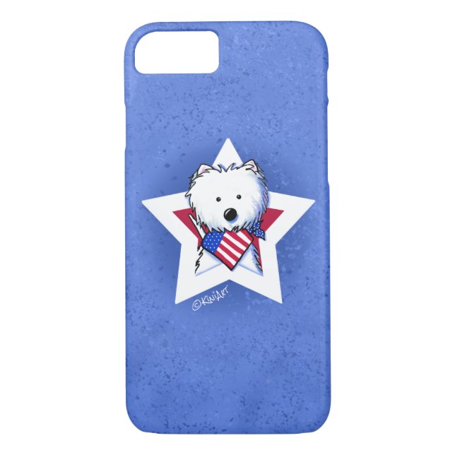 Capa Para iPhone, Case-Mate KiniArt Star Especkled Westie (Verso)