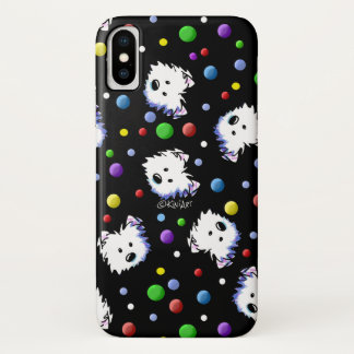 Capa Para iPhone Da Case-Mate KiniArt Westie Polka Dot