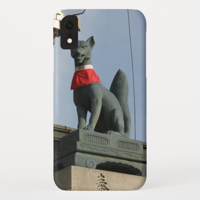 Capa Para iPhone, Case-Mate Kitsune キ ツ ネ (Fox) com Joia na Boca (Verso)