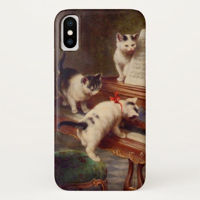 Capa Para iPhone, Case-Mate Kittens e Piano (Verso)