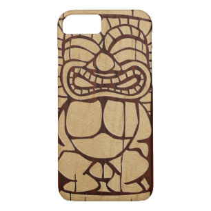 Capa iPhone 8/ 7 Koa Wood Tiki Ailani Faux Surfboard